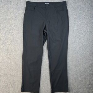 VRST Limitless Pants Mens 36x30 (Fits 36x28) Black Stretch Leg Chino Golf Pants